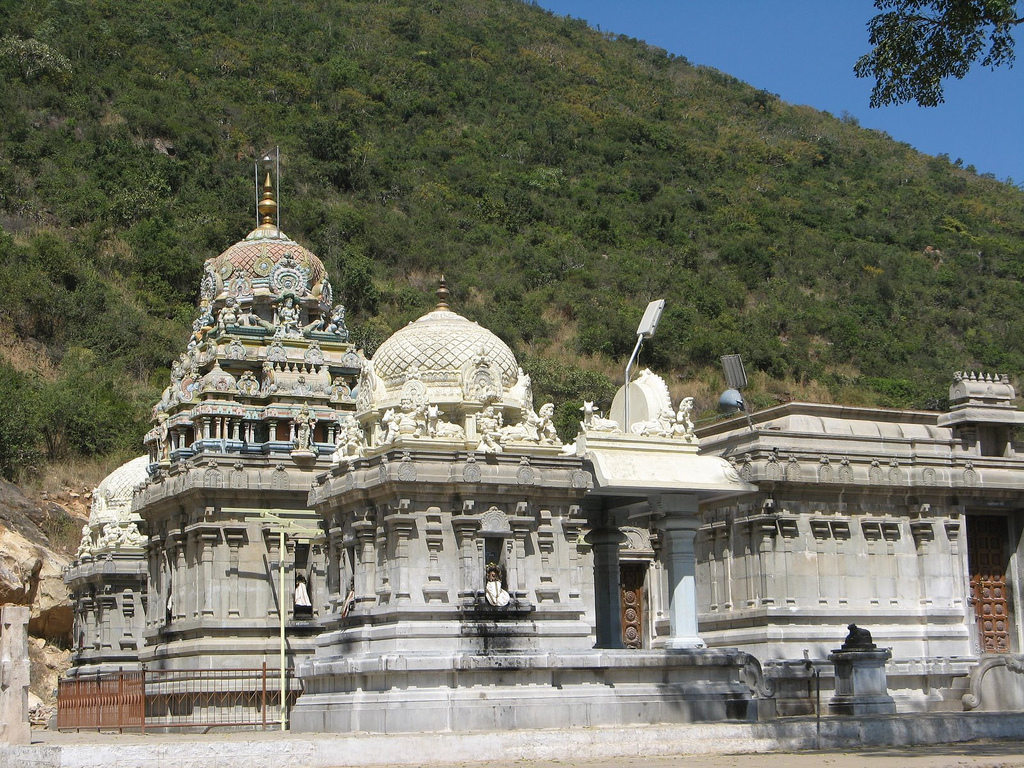 The Rajagopuram of Marudamalai Murugan Temple, Coimbatore
