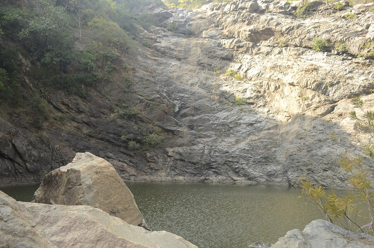 Forested slopes of the Kalvarayan Hills