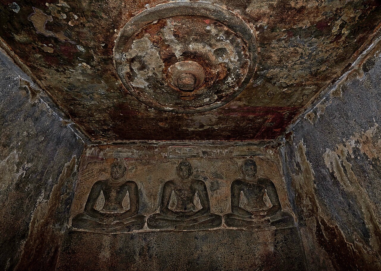 The 2nd-century Jain rock-cut cave temple at Sittanavasal, an ASI-protected monument famed for its ancient frescoes.